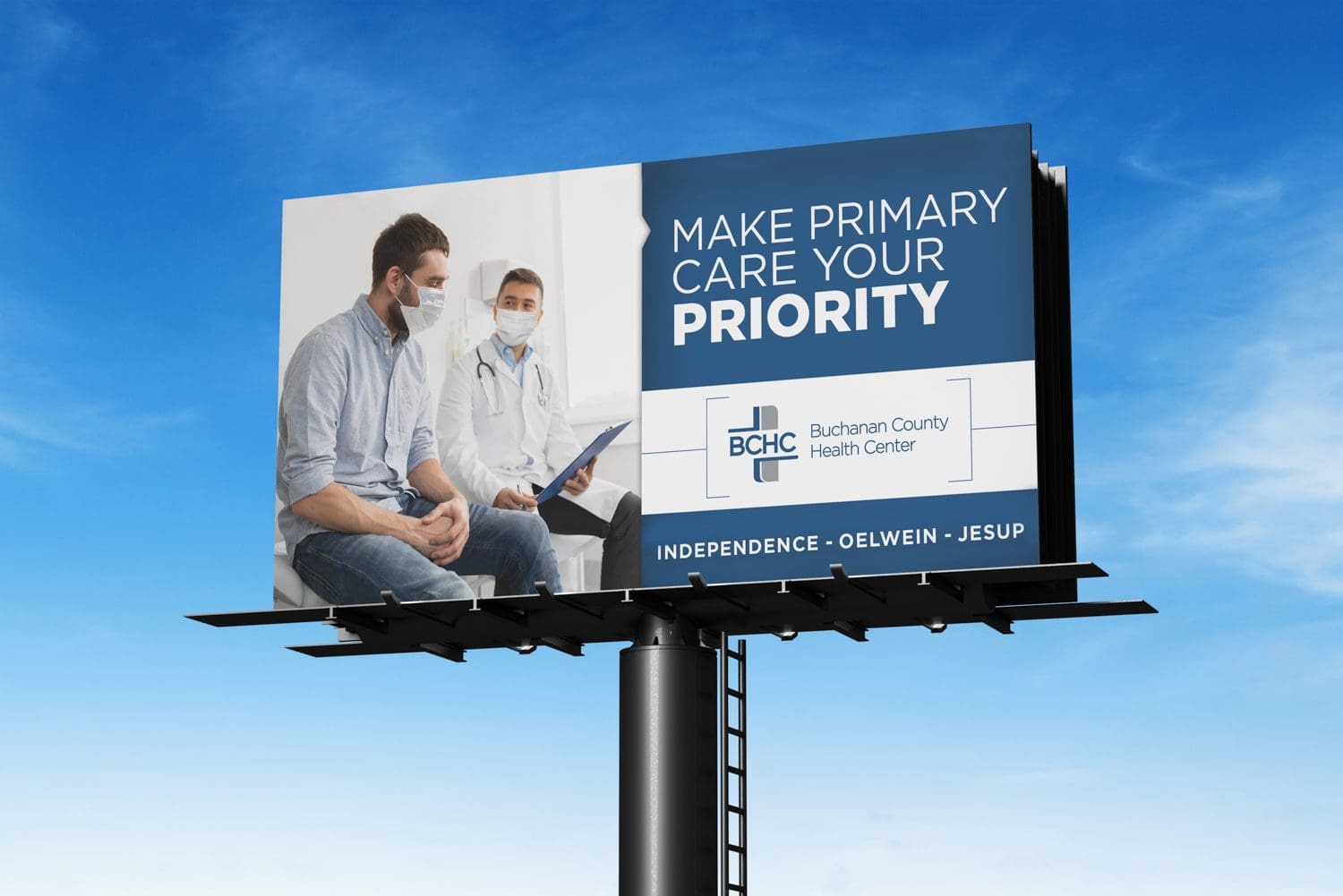 Buchanan County Health Center billboard ad