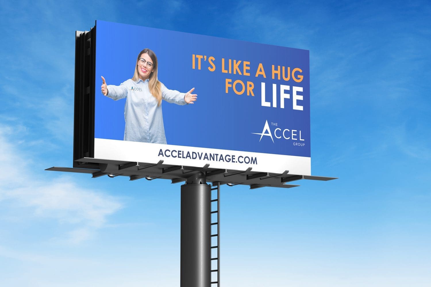 The Accel Group billboard ad