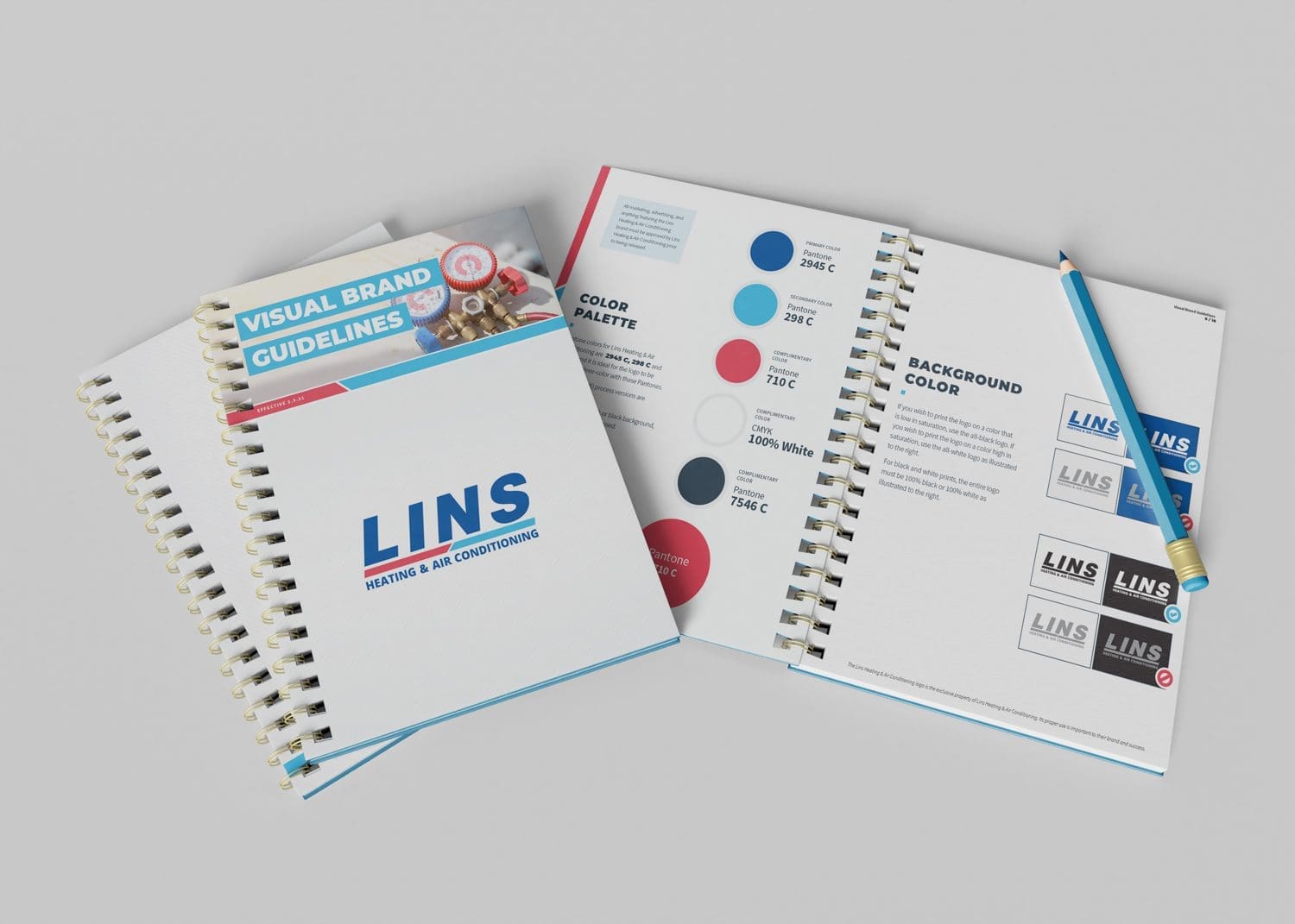 LINS Heating & Air Conditioning Branding Guidelines