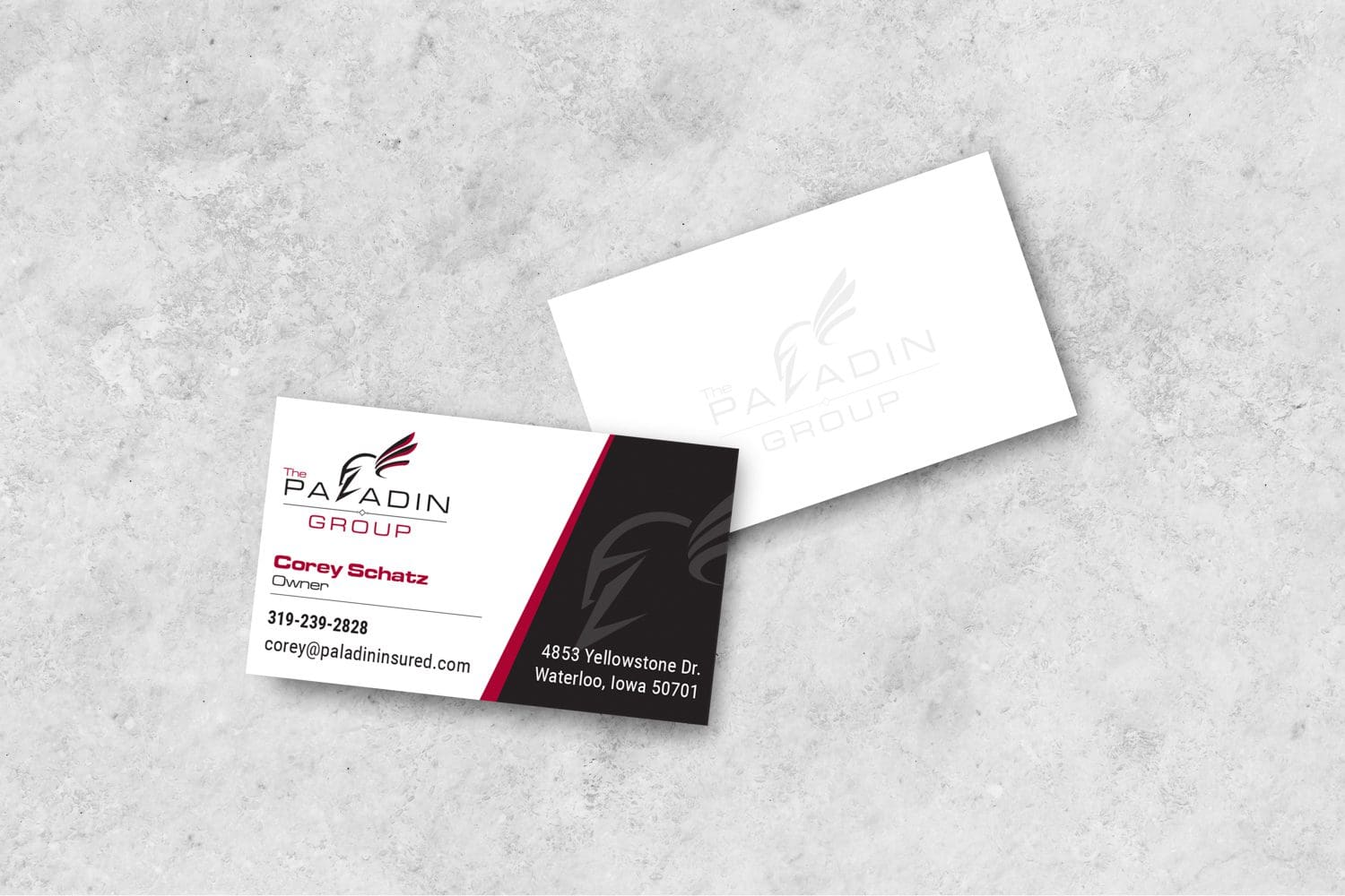 The Paladin Group business cards