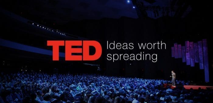Ted Talks logo and photo
