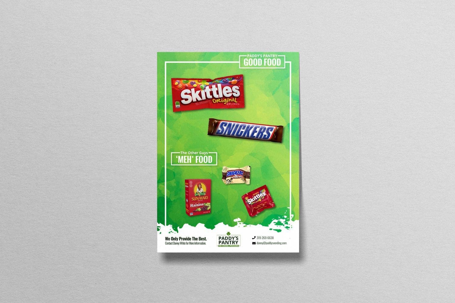 Paddys Pantry flyer candy